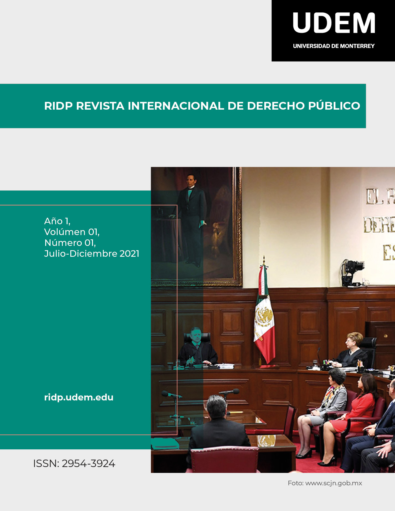 RIDP Revista Internacional de Derecho Público. Núm. 1, Julio-Diciembre 2021